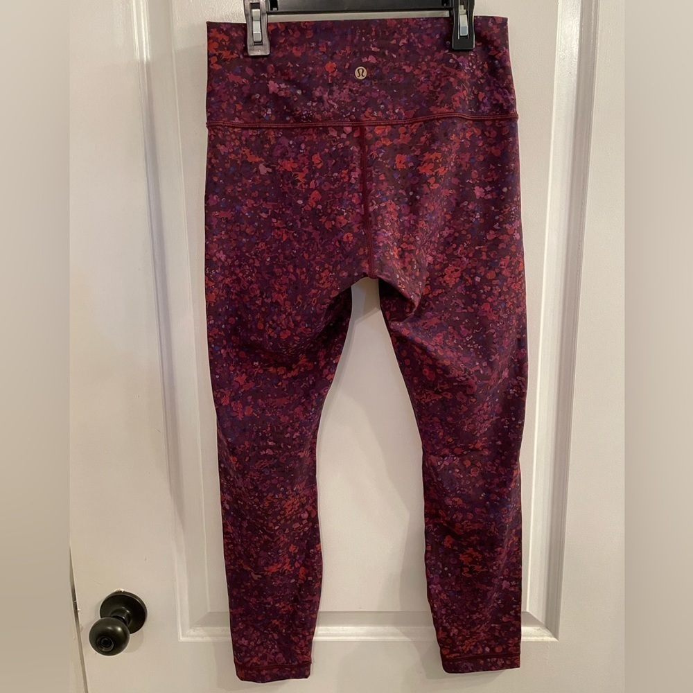 Lululemon Wunder Under HR Tight 25" Luxtreme Lunar New Year Ornemental Floral